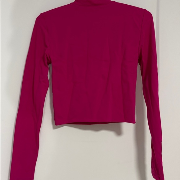 Babaton Fuchsia Long-Sleeve Mock Neck - Picture 3 of 4
